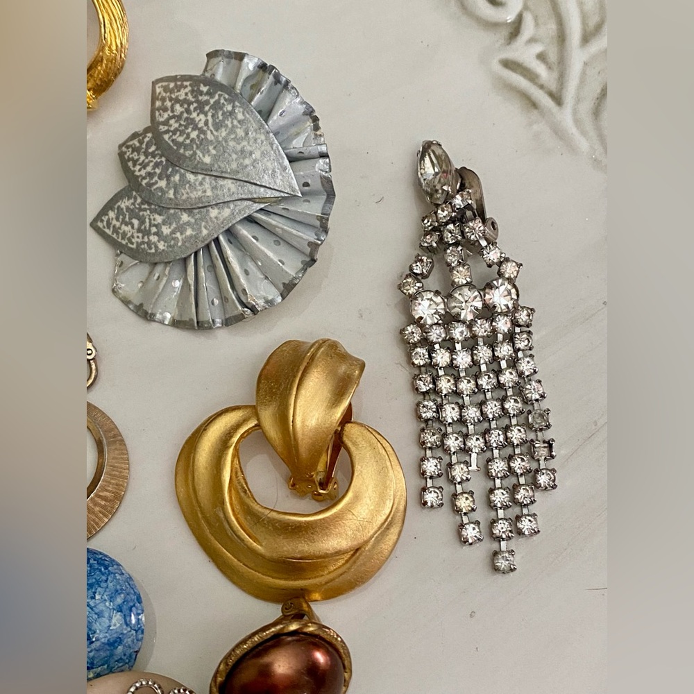 Vintage Single Earrings Lot / Craft Jewelry - Picture 9 of 12